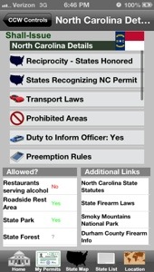 CCW App for NC carry laws