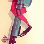 Gabby's girly gun and colorful gun accessories