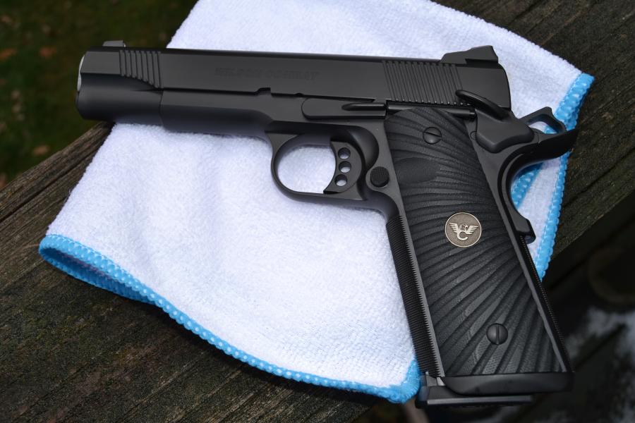 A Wilson Combat "CQB" chambered in 9mm