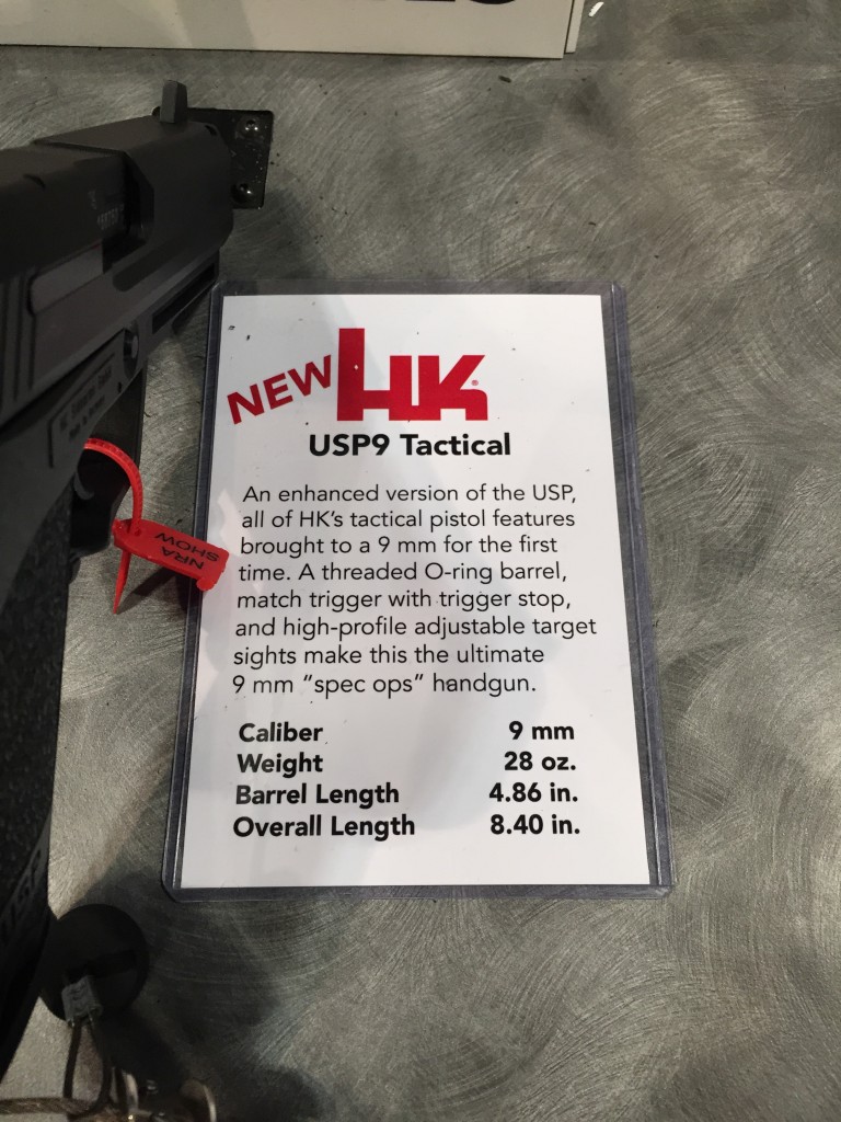 HK USP9 Tactical card