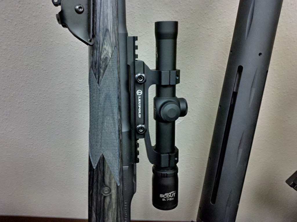 Burris scope in Leupold mount