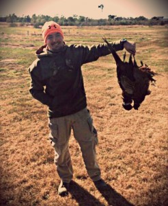 caleb with pheasants
