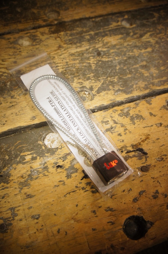 HK also sent me this sweet branded bike lock.