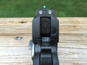 The tritium sights on the P238 sport work very well in low light.