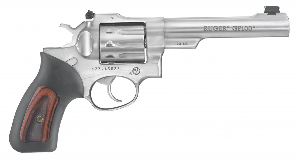 Ruger GP100 22LR side