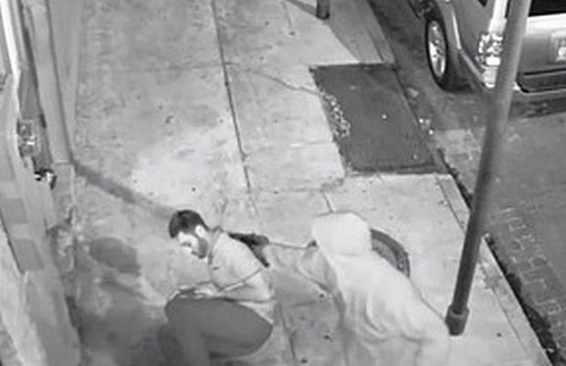 Euric Cain, a convicted felon, tries to fire a fatal shot into the head of Tulane medical student Peter Gold