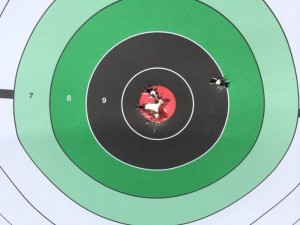 The Wilson CQB exhibited superb accuracy from the very first shots.