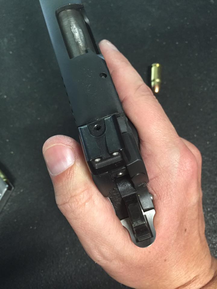 Sig 1911 rear sight drift